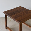 Modern Solid Wood End Table Pictured In Walnut Clear