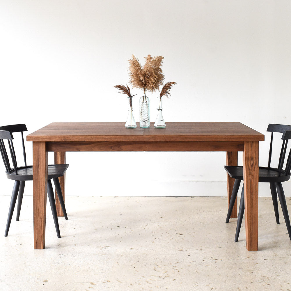 Plank Tapered Leg Dining Table - Specifications: