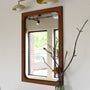 Frances Solid Wood Mirror with Beveled Detail