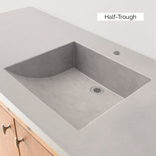 Concrete Vanity Top with Double Integral Sink