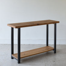Industrial Modern Console Table with Lower Shelf