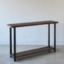 Industrial Modern Console Table with Lower Shelf - Specifications: