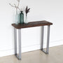 Live Edge Wood Console Table - Specifications: