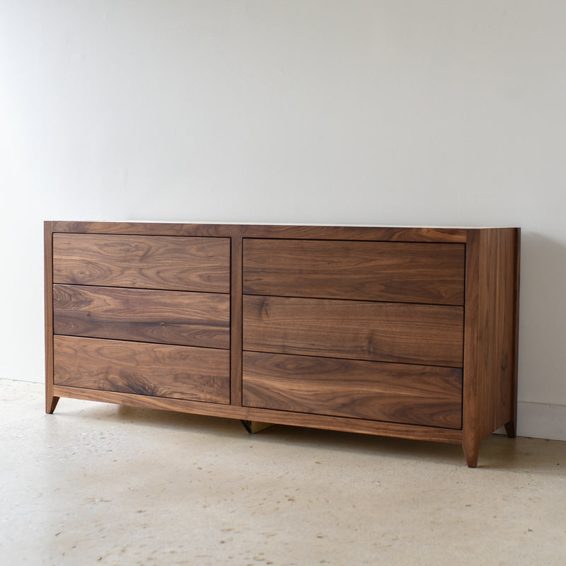 mid century modern dresser vanity Martin Svensson Home Mid-Century Modern White/Gray/Black Vanity/Desk w/Mirror