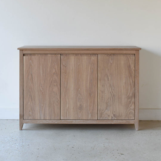 3-Door Mid-Century Storage Cabinet