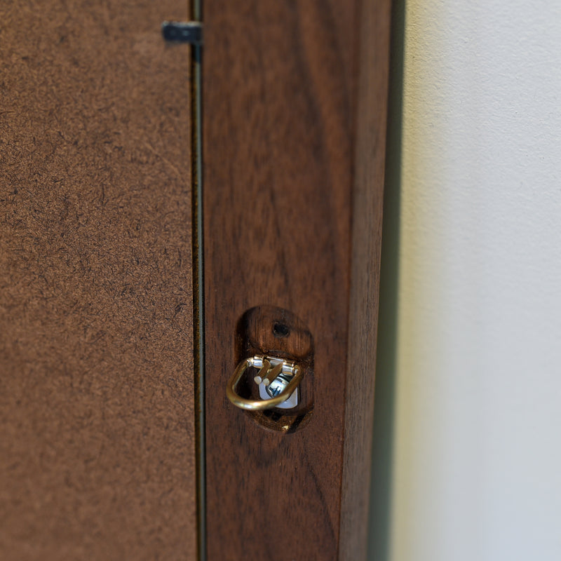 Frances Solid Wood Mirror with Beveled Detail