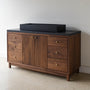 60&quot; Modern Wood Vanity / Single Sink Pictured in Walnut Clear
