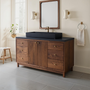 60&quot; Modern Wood Vanity / Single Sink