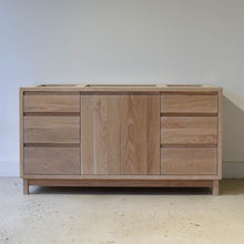 60&quot; Modern Wood Vanity / Single Sink Pictured in White Oak Natural