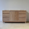 60&quot; Modern Wood Vanity / Single Sink Pictured in White Oak Natural