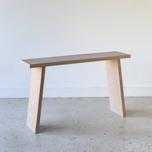 Nordic Console Table Pictured In White Oak Natural