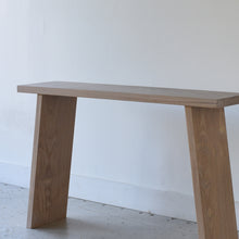 Nordic Console Table Pictured In White Oak Natural