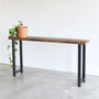 Quick Ship Industrial Modern Console Table - Specifications: