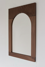 Bixby Mirror pictured in Walnut Clear