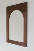 Bixby Mirror pictured in Walnut Clear