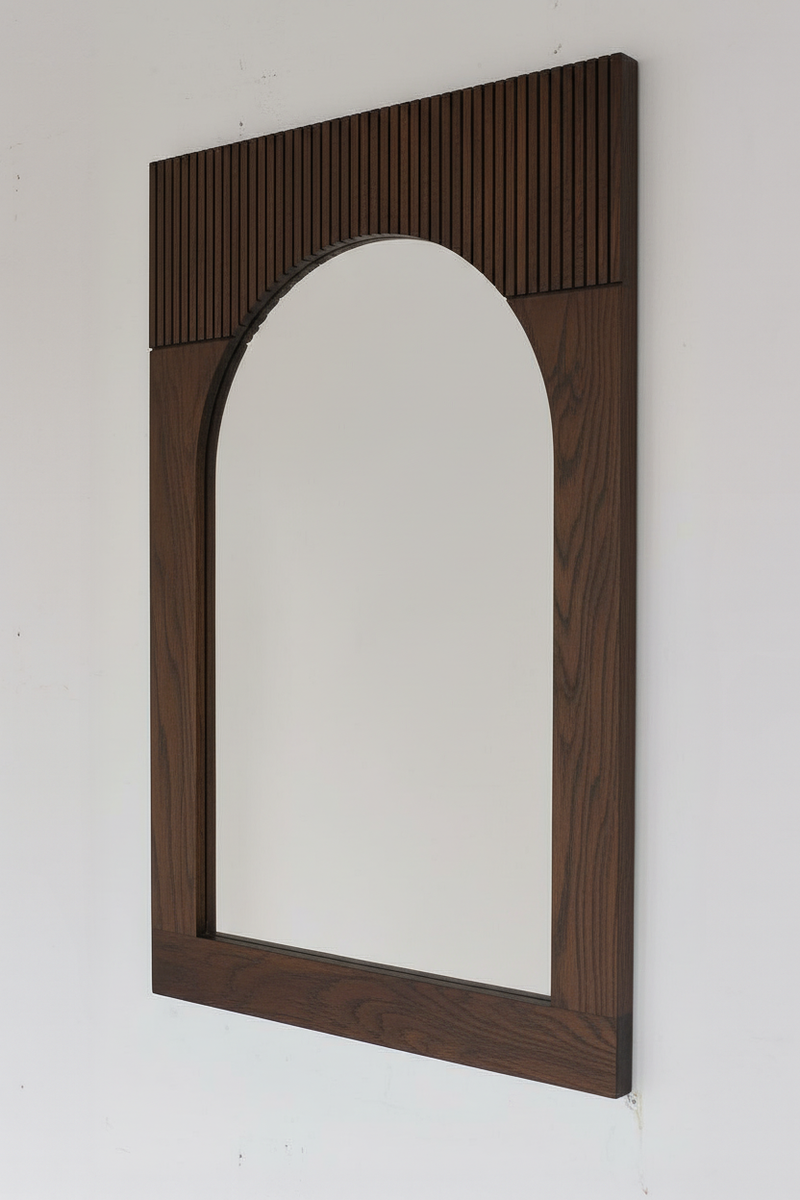 Bixby Mirror pictured in White Oak Black