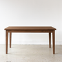 Slim Tapered Leg Desk Pictured In Walnut Clear