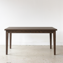 Slim Tapered Leg Desk Pictured In White Oak Black