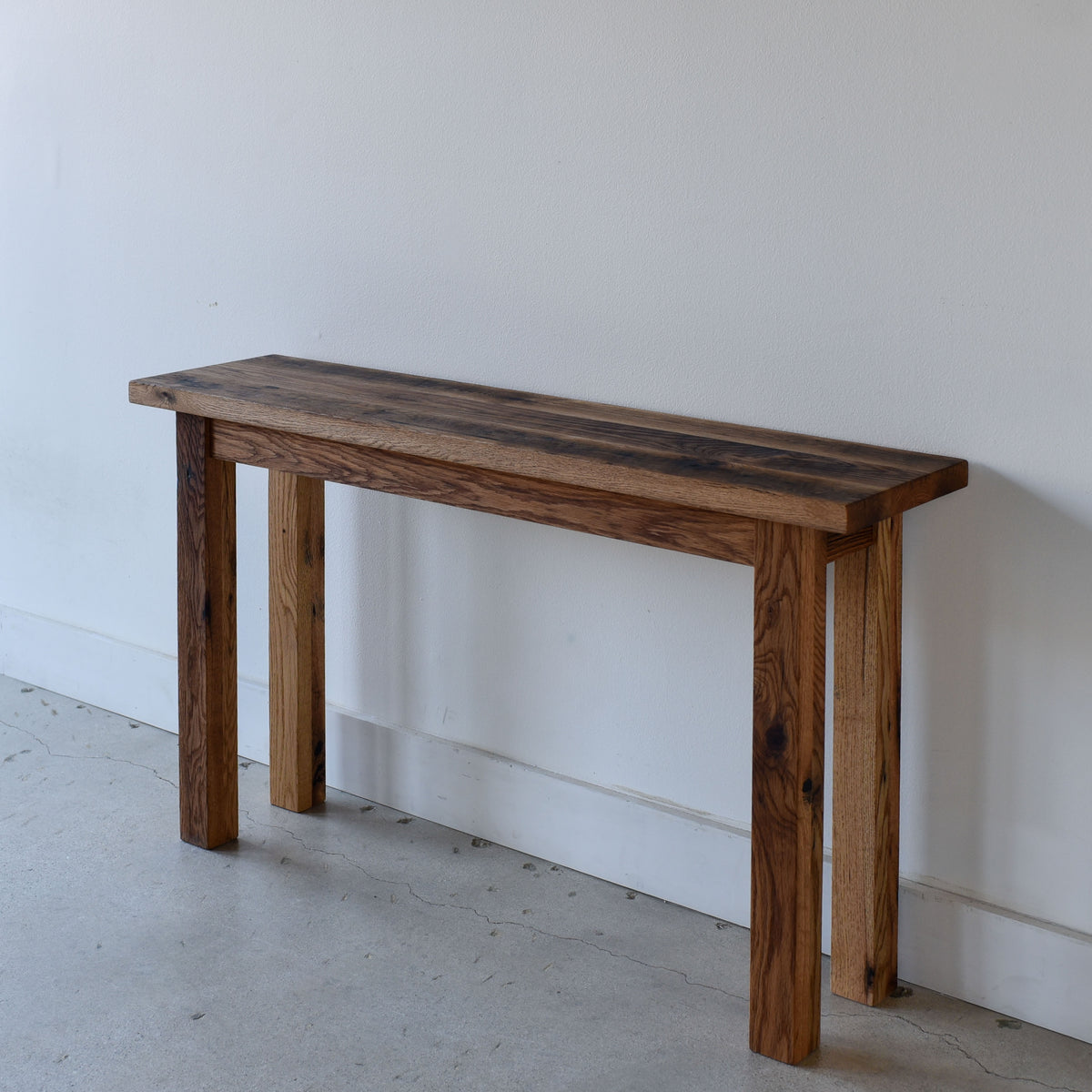 Quick Ship Farmhouse Wood Console Table – What WE Make