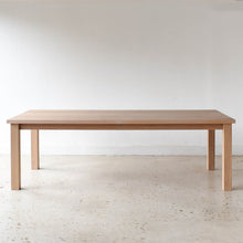 Plank Farmhouse Dining Table Pictured In White Oak Natural