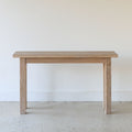 Farmhouse Wood Console Table Pictured In White Oak Natural