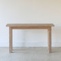 Farmhouse Wood Console Table Pictured In White Oak Natural