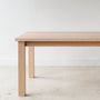 Plank Farmhouse Dining Table Pictured In White Oak Natural