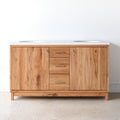 60" Modern Wood Vanity / Double Sink - Specifications:
