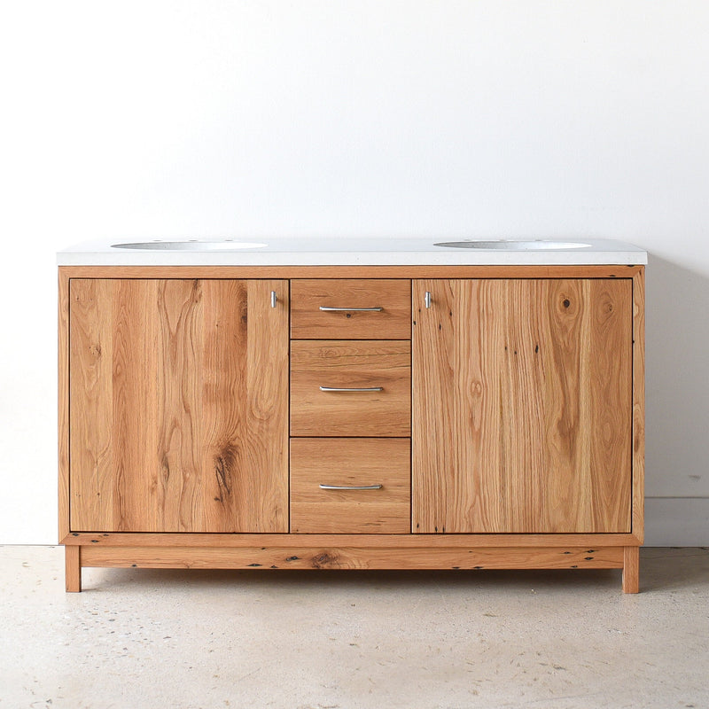 60&quot; Modern Wood Vanity / Double Sink - Specifications: