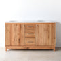 60&quot; Modern Wood Vanity / Double Sink - Specifications: