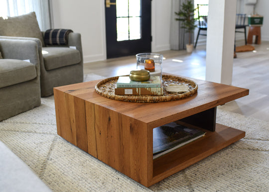 Modern Open Square Coffee Table