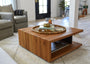 Modern Open Square Coffee Table