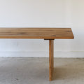 Modern Timber Frame Dining Table in Reclaimed Oak Clear