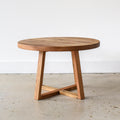 Round Solid Wood Coffee Table