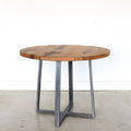 Round Criss Cross Base Dining Table - Specifications: