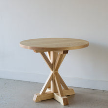 36&quot; Round Pedestal Dining Table Pictured In Ash Clear