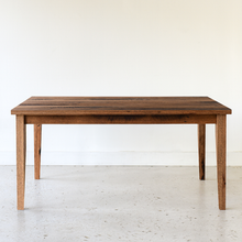 Slim Tapered Leg Dining Table Pictured In Reclaimed Oak Textured