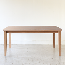 Slim Tapered Leg Dining Table Pictured In White Oak Natural