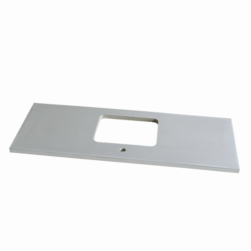 Concrete Vanity Top / Single Rectangle Undermount Sink - Specifications: