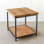 Stoic End Table with Lower Shelf - Specifications: