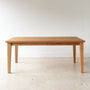 Plank Tapered Leg Dining Table pictured in White Oak Clear 
