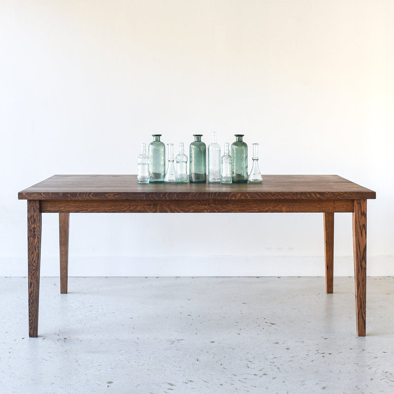 Quick Ship Slim Tapered Leg Dining Table