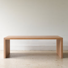 Modern Waterfall Coffee Table Pictured In White Oak Natural 