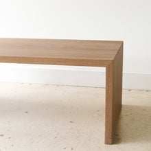 Modern Waterfall Coffee Table Pictured In White Oak Natural 
