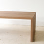 Modern Waterfall Coffee Table Pictured In White Oak Natural 