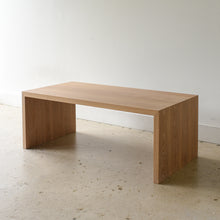 Modern Waterfall Coffee Table Pictured In White Oak Natural 