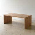 Modern Waterfall Coffee Table Pictured In White Oak Natural 