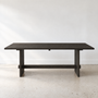 Modern Timber Frame Dining table in white oak black