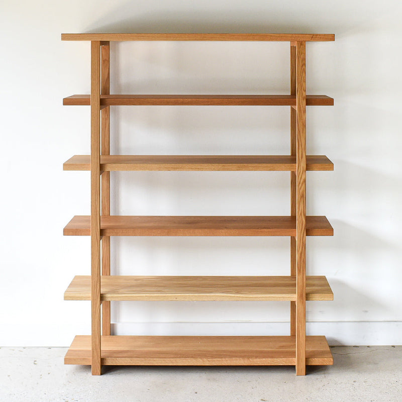 Modern Open-Back Bookcase - Specifications: