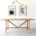 Modern Butterfly Trestle Dining Table - Specifications: